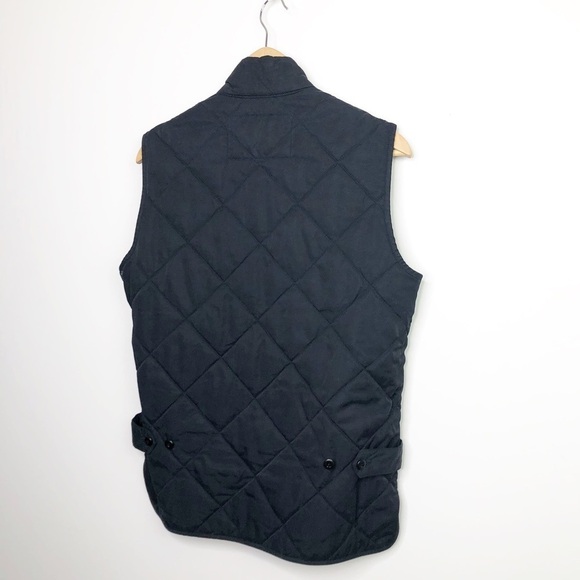 J Crew black quilted zip front vest - Picture 4 of 11